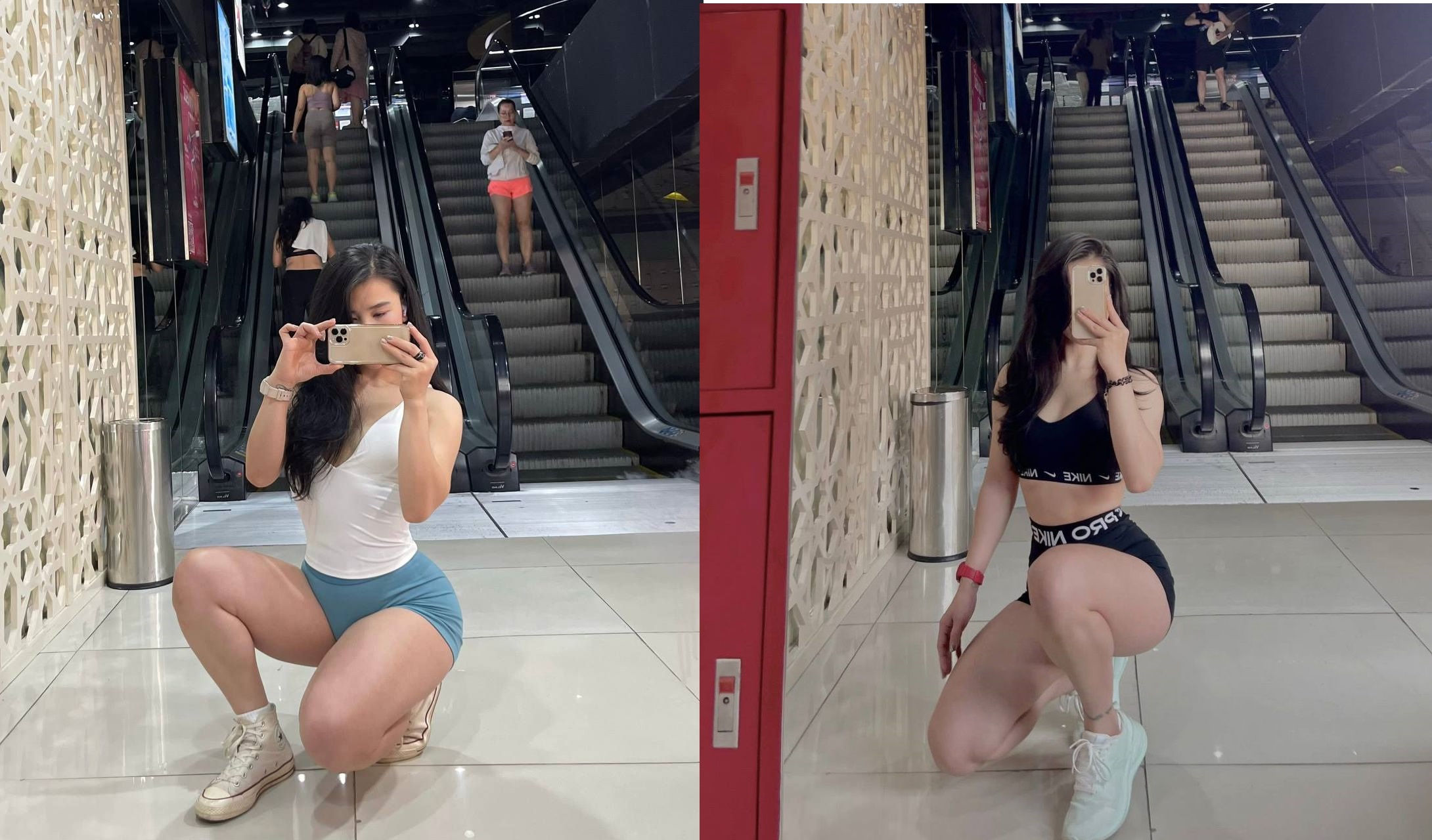 Gymer mông săn cuồng nhiệt rên rỉ thỏa mãn