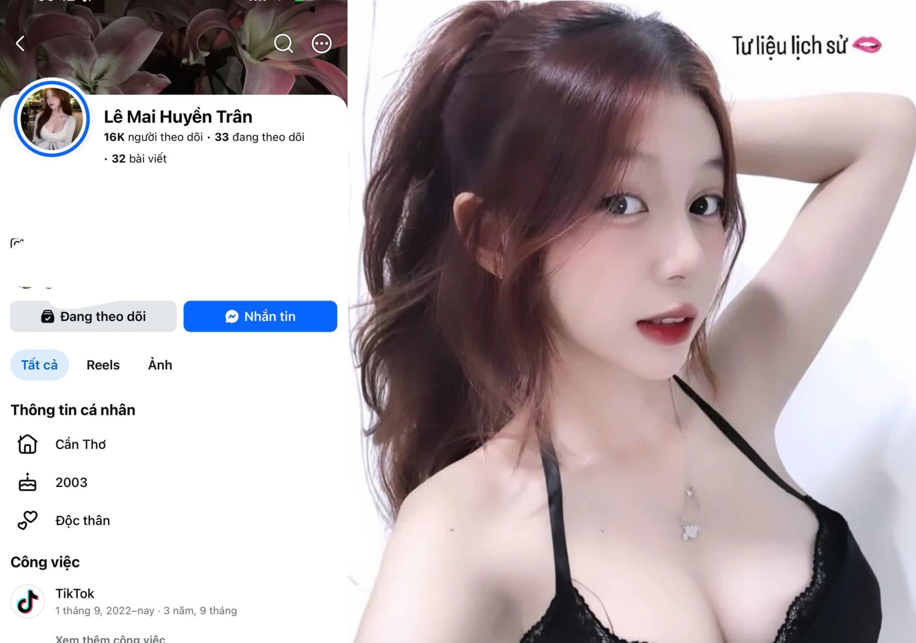 Phim sex Lê Mai Huyền Trân hotgirl